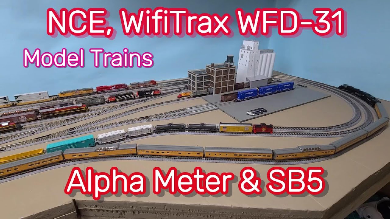 N Scale Model Trains - NCE, WifiTrax, Booster, & Alpha Meter - Update 23