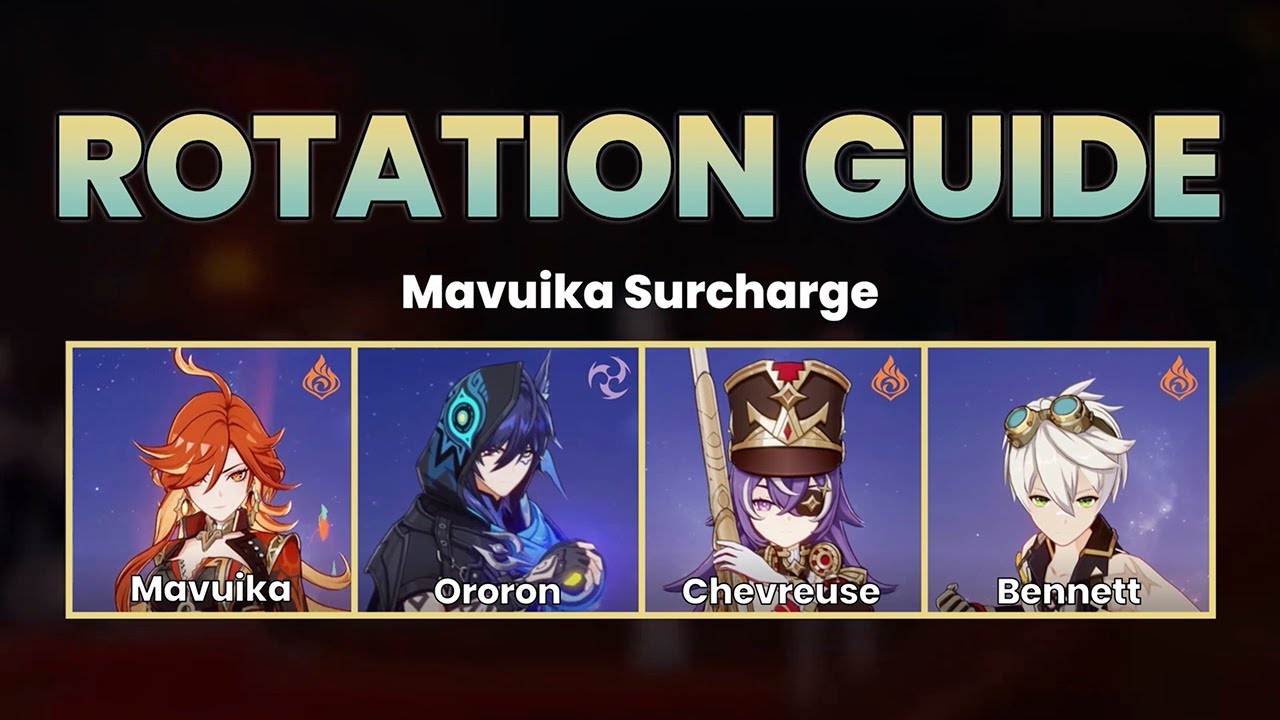 ROTATION GUIDE - Mavuika Surcharge (Ororon, Chevreuse, Bennett) | Genshin Impact