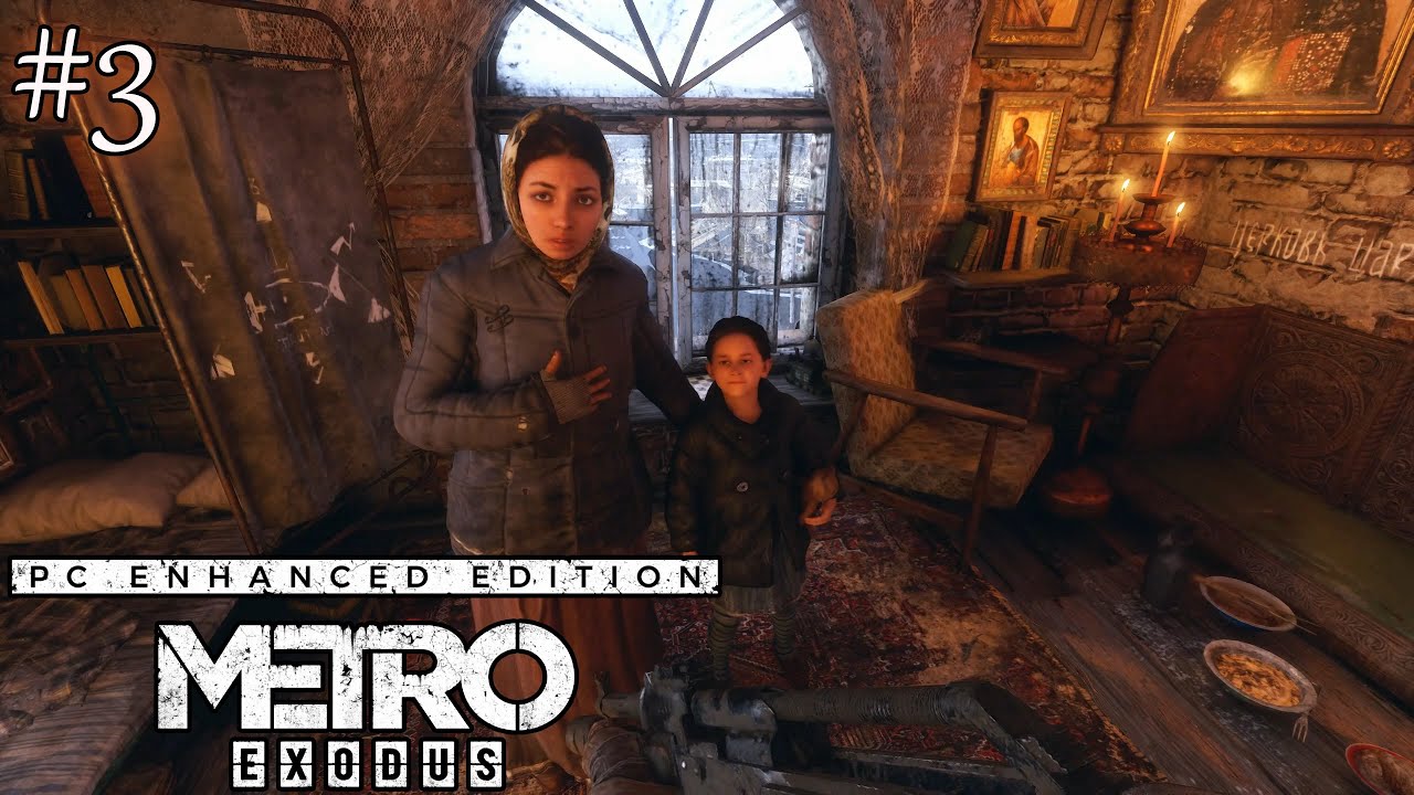ПРОХОЖДЕНИЕ METRO EXODUS - 1440p - ХАРДКОР. #3. Волга. Техноборцы