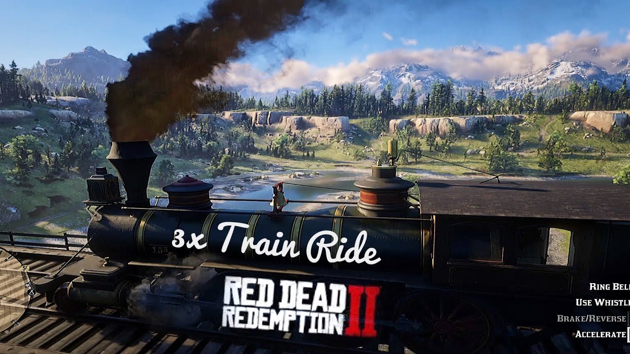 RDR2: The Most Beautiful Train Ride (4K Ultra Settings) #rdr2 