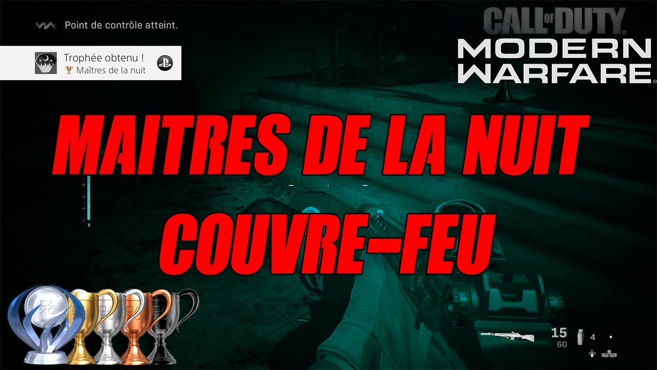 Trophée Maîtres de la nuit et Couvre-feu : Call of Duty Modern Warfare (2019)