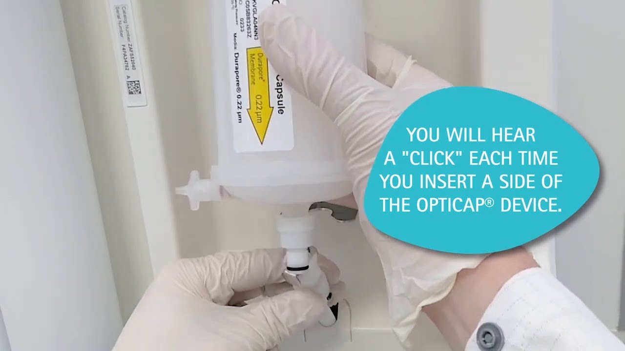 How to change the Opticap® filter | Milli-Q® CLX 7000 lab water system