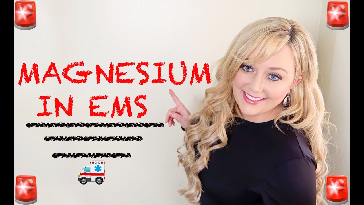 EMT/Paramedic Medication Notecards || Magnesium Sulfate