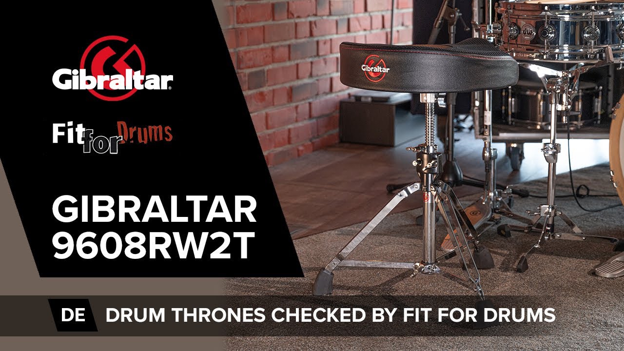Gibraltar 9608RW2T Drum Throne geprüft von FIT FOR DRUMS (German)