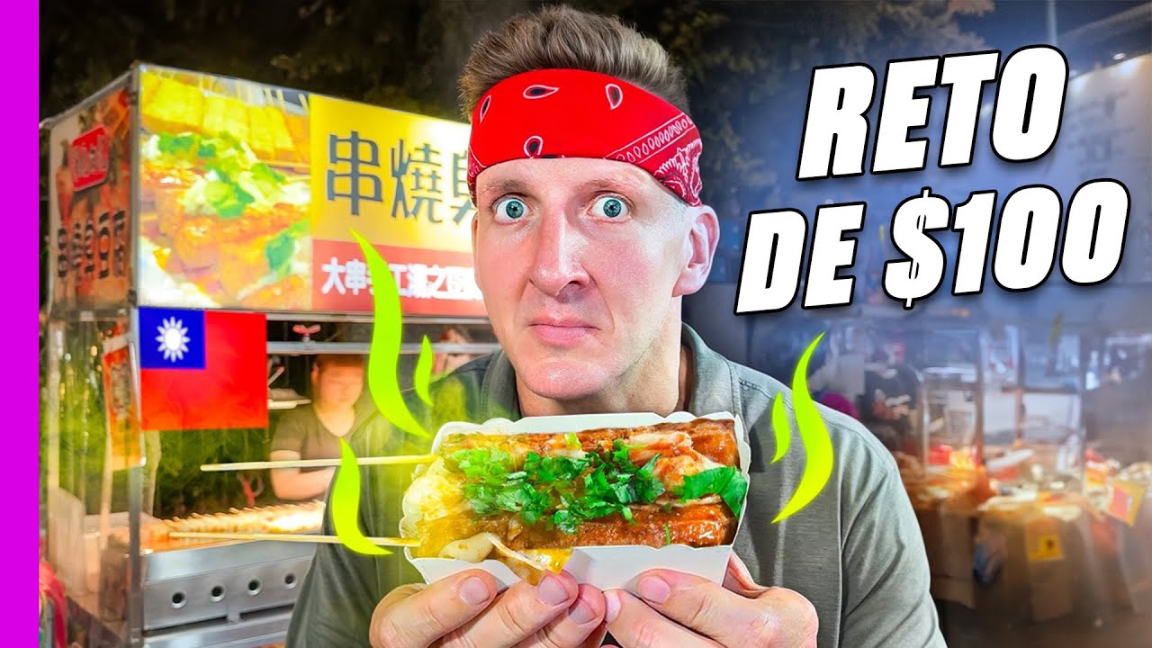 &iexcl;Comida callejera de Taiw&aacute;n con solo $100! &iexcl;Los snacks m&aacute;s letales de Asia!