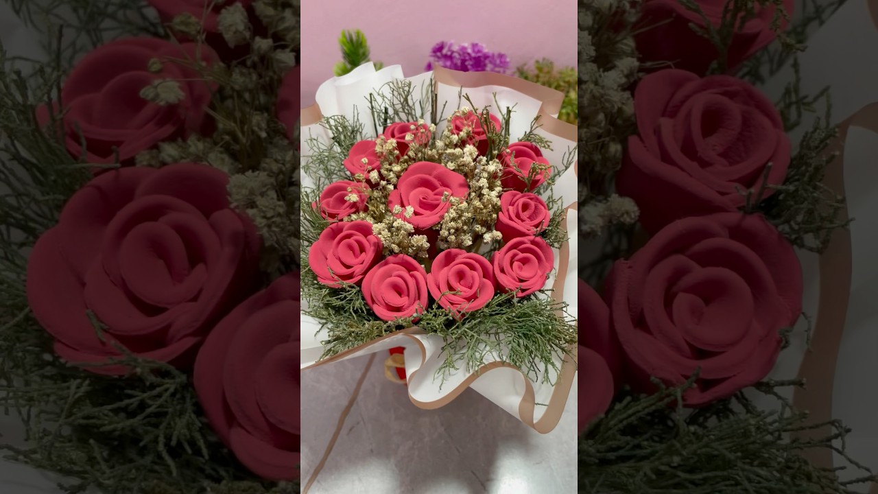 DIY Teachers Day Gift idea #shorts #youtubeshorts #diy #artandcraft #craft #rose #kidsvideo #kids