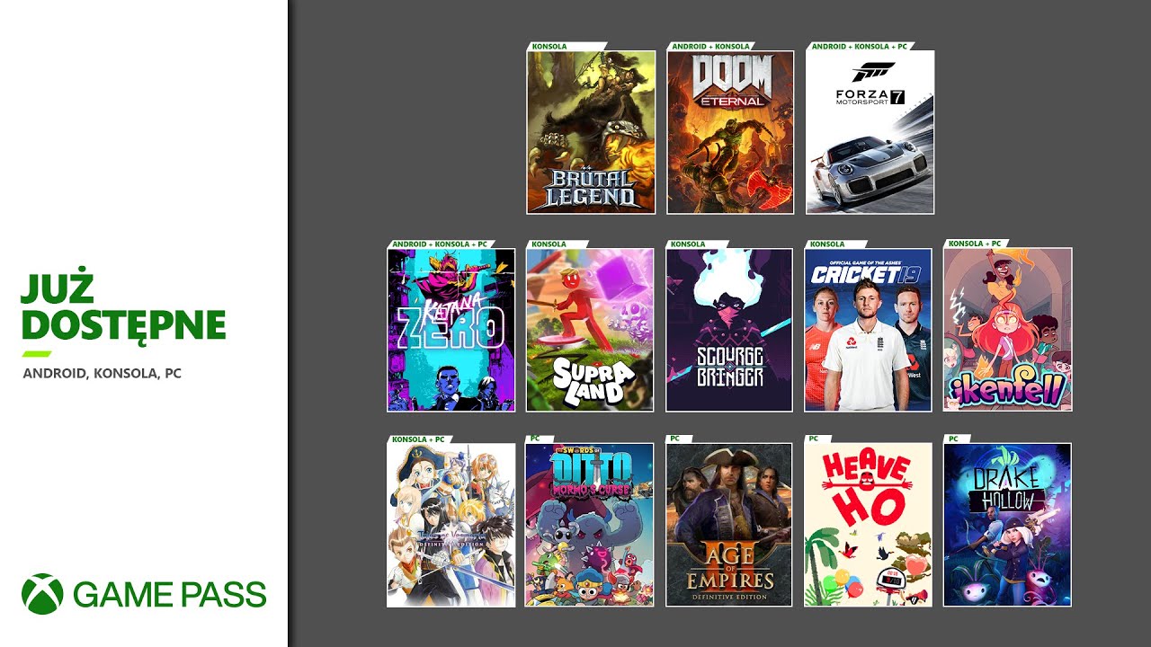 Xbox Game Pass - Październik 2020 | Xbox XY Extra