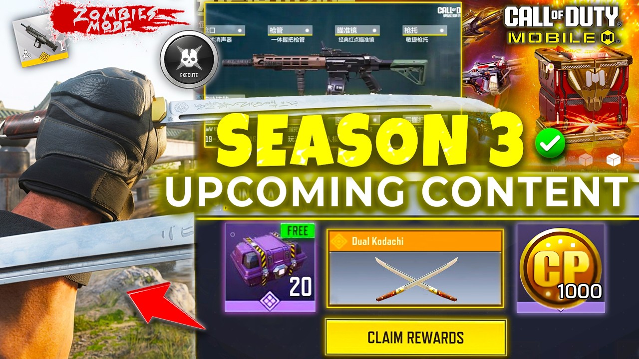 Season 3 | NEW Changes | Dual Melee | Epic Finishers | FREE CP & Rewards | COD Mobile | CODM Leaks
