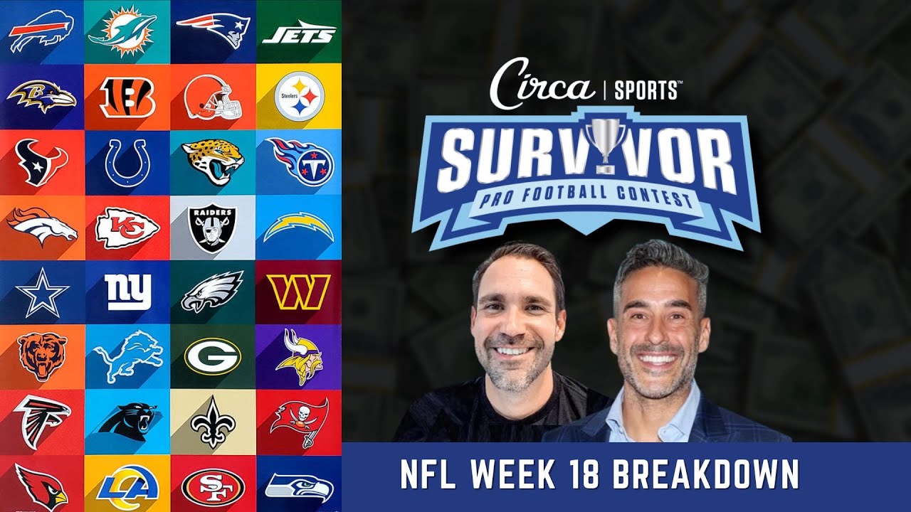 Circa Survivor NFL Week 18 Breakdown