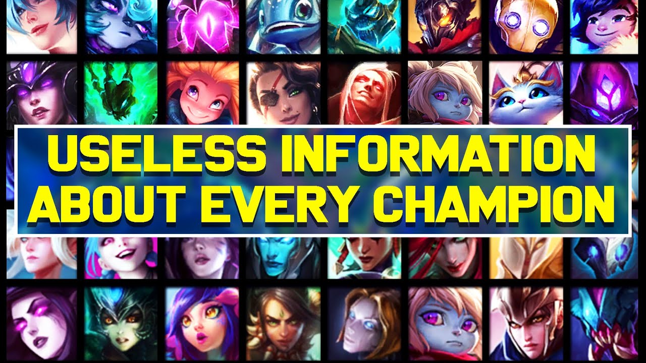 Useless Information About EVERY League of Legends Champion! (Pt.4)