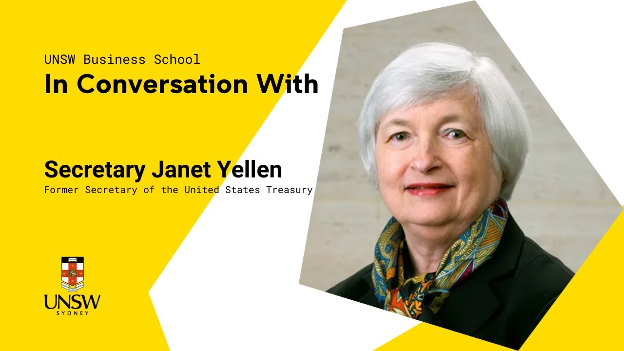 In Conversation With Secretary Janet Yellen, former Secretary of the US Treasury