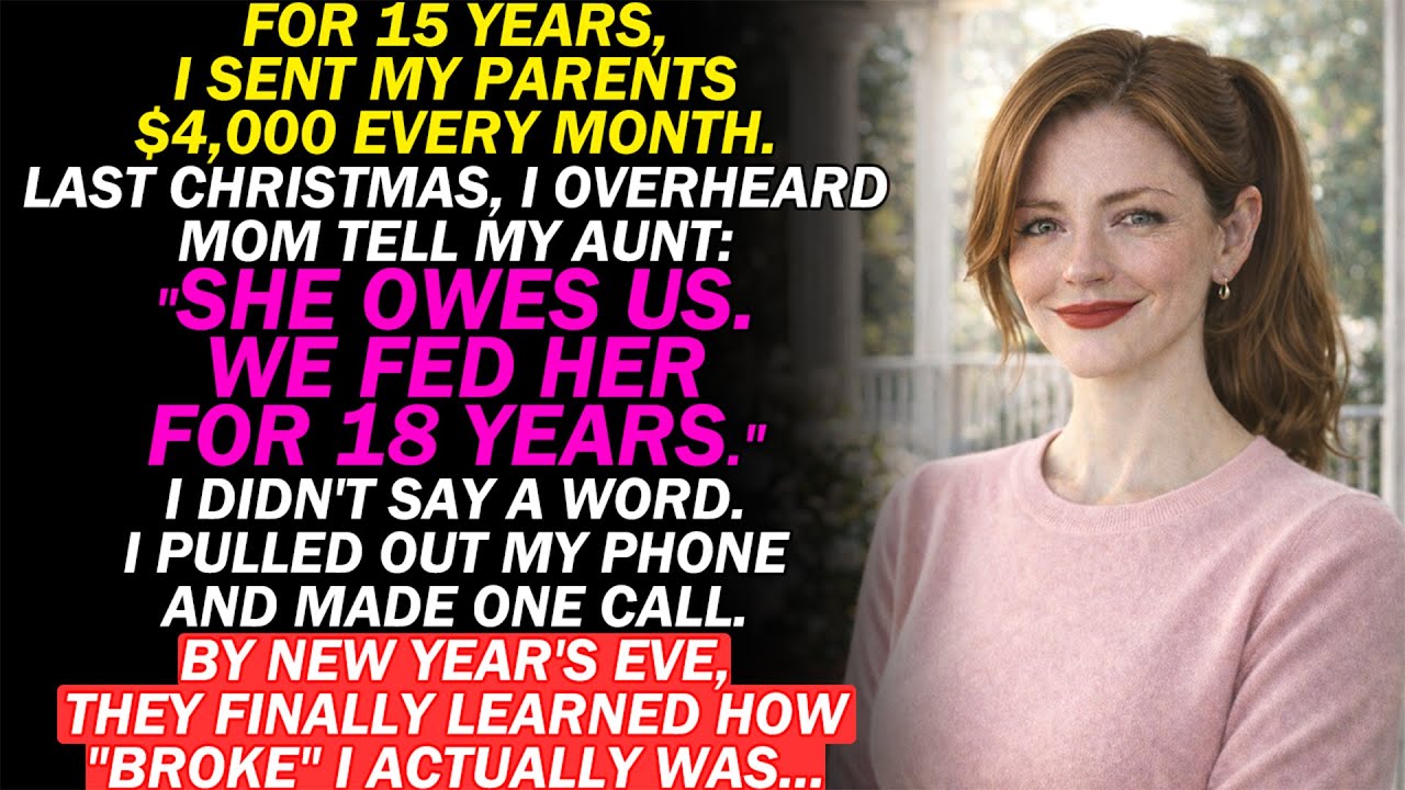 My Parents Said I 'Owed Them' For Raising Me—On New Year's Eve, I Showed The Family 15 Years Of...