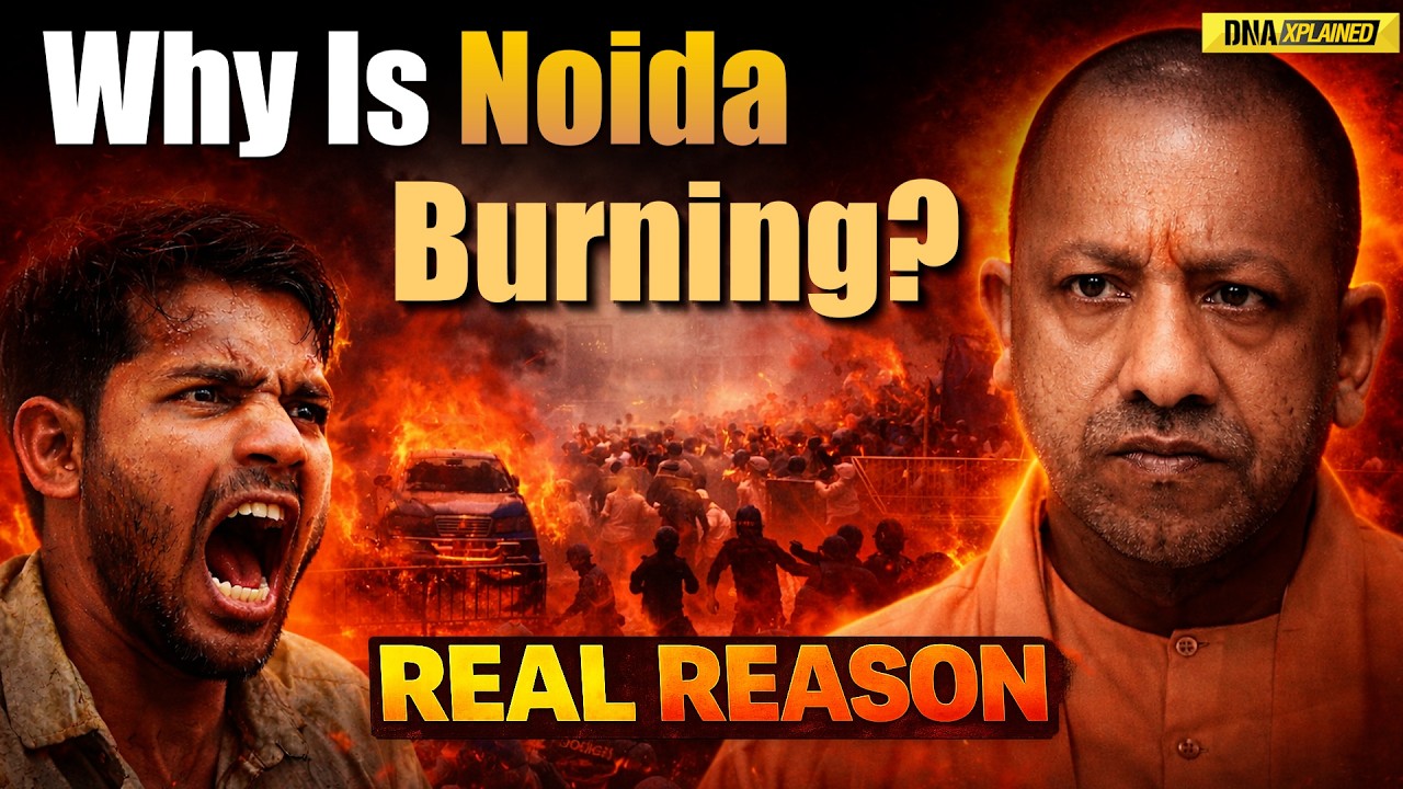 Noida News: Noida Workers' Protest Turns Violent | Real Reason Behind Sudden Violence In Noida