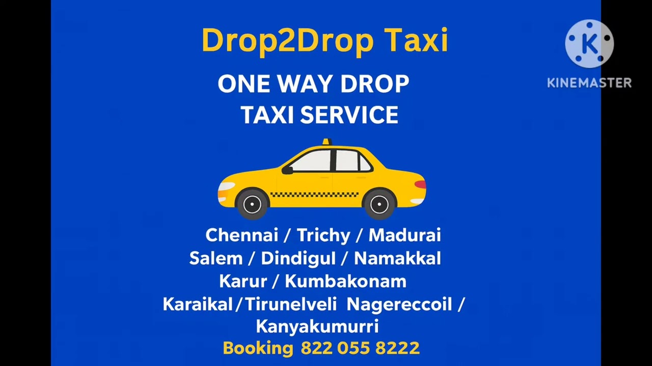 "Best One Way Taxi from Trichy Chennai Madurai Coimbatore Hotels& hospital | Drop2Drop Taxi"