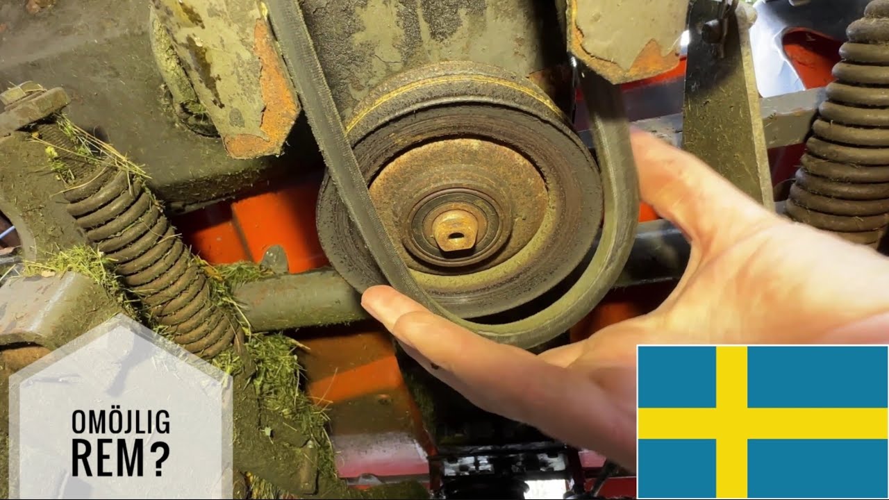 Hur man byter den “omöjliga” remmen på Husqvarna Rider! Steg för steg guide