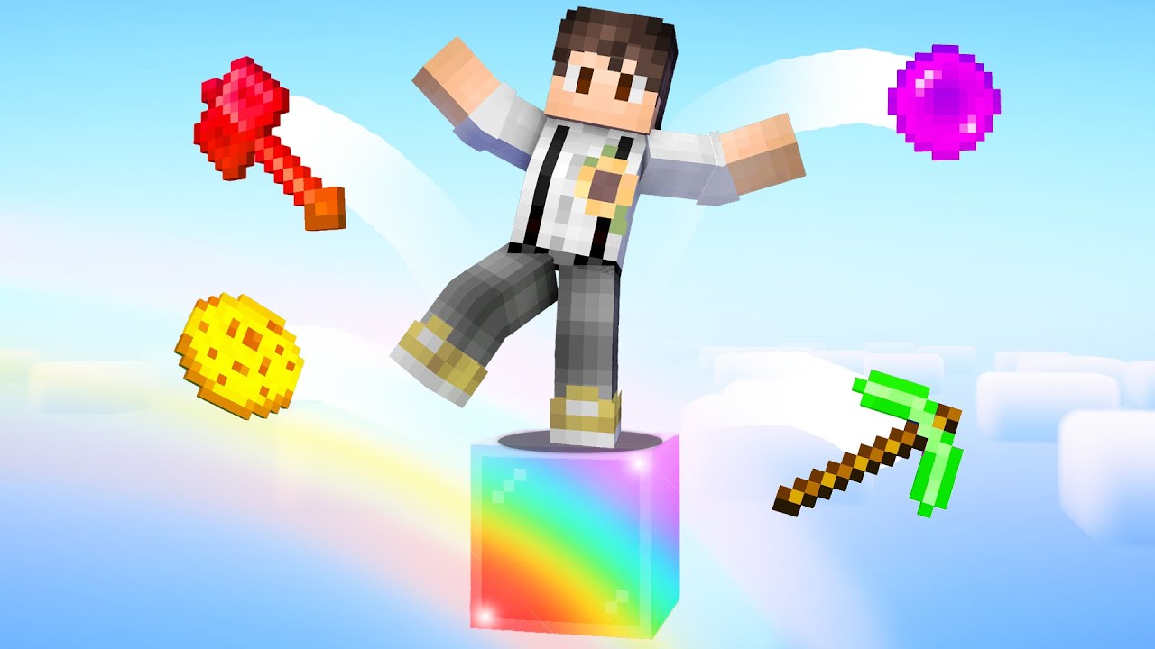 Minecraft Auf Einem SUPER Block