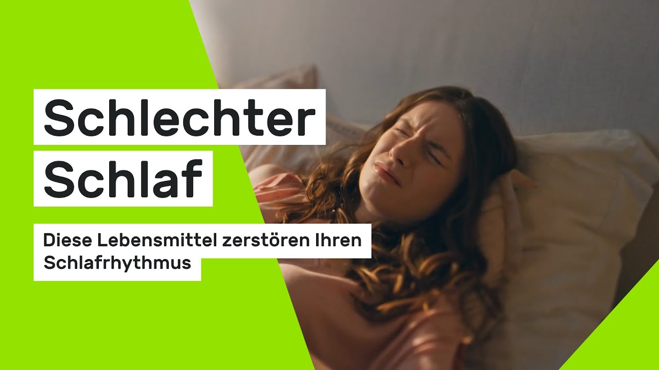 Schlechter Schlaf: Diese Lebensmittel zerst&ouml;ren Ihren Schlafrhythmus