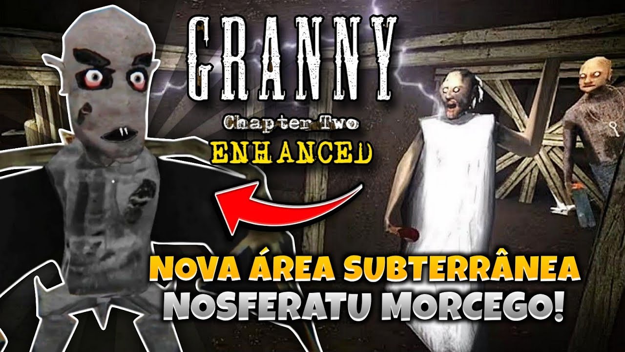 NOVA ÁREA SUBTERRÂNEA, NOSFERATU VIROU UM MORCEGO E FUGA ÉPICA! - Granny 2: Enhanced 