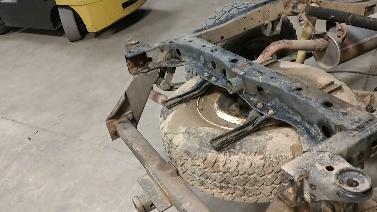Basic walkthrough of taking a 1980's 4Runner body off the frame