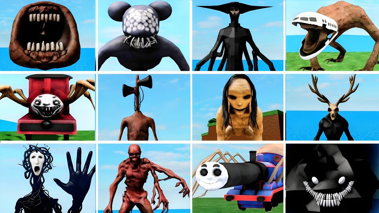 SCP MORPH All Scp Monsters Jumpscares | Infected Sky - Amanda - Cho Cho Charles - Backrooms - Thomas
