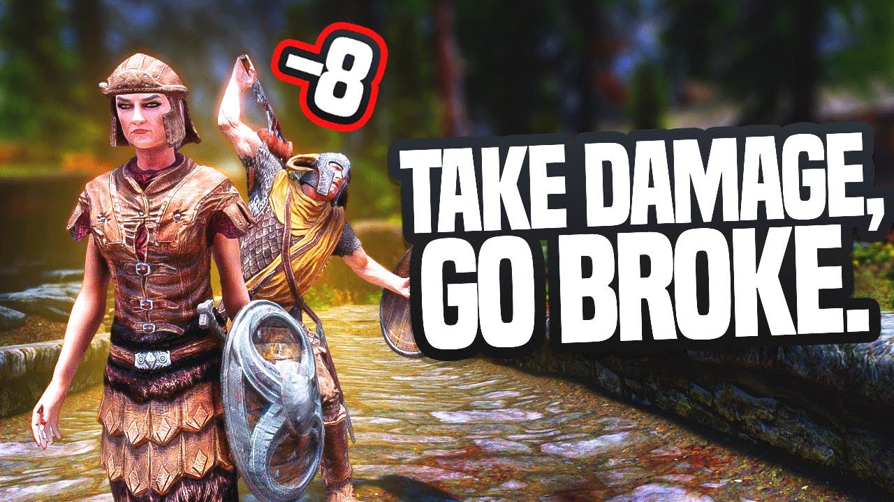 Skyrim, But I Bleed Gold When I Take Damage...