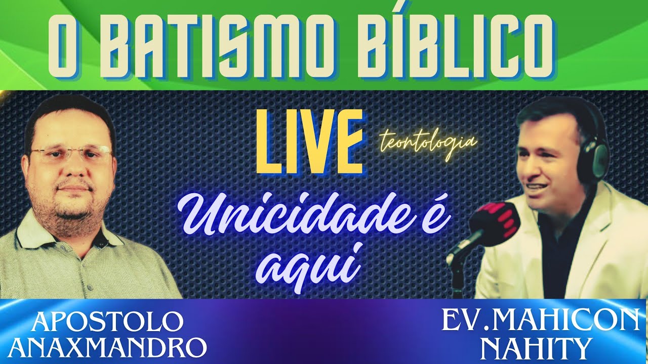 O BATISMO EM NOME DE JESUS CRISTO.  INCRIVEL!!!