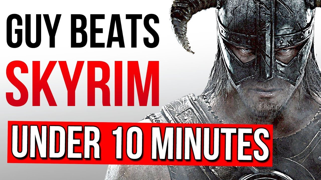 Прохождение Skyrim менее чем за 10 минут (скоростное прохождение) &mdash; ESO Reacts