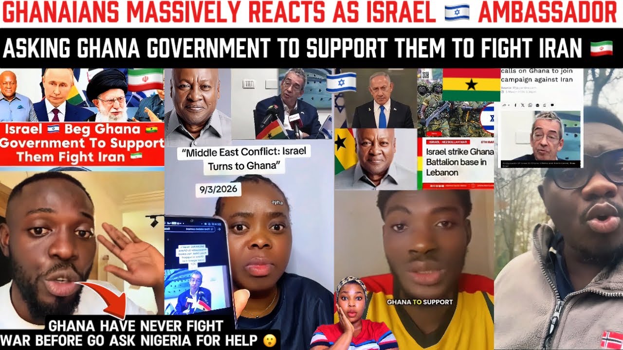 Oh 😮, Ghanaians Massively Reacts As Israel 🇮🇱 Ambassador Asking Ghana Government To Support Them to.