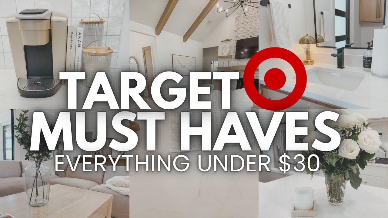 TARGET MUST HAVES UNDER $30 WITH LINKS | HIGH END DECOR ON A BUDGET | SUMMER TARGET FINDS 2025