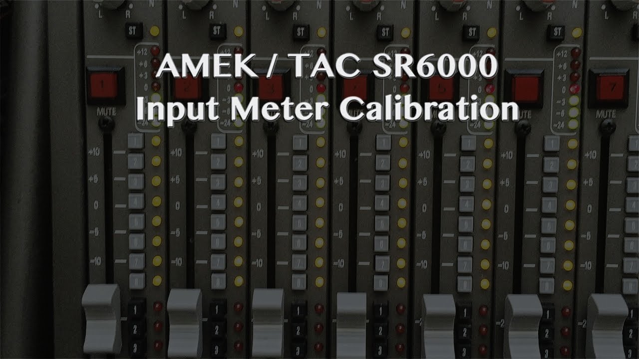 AMEK / TAC SR6000