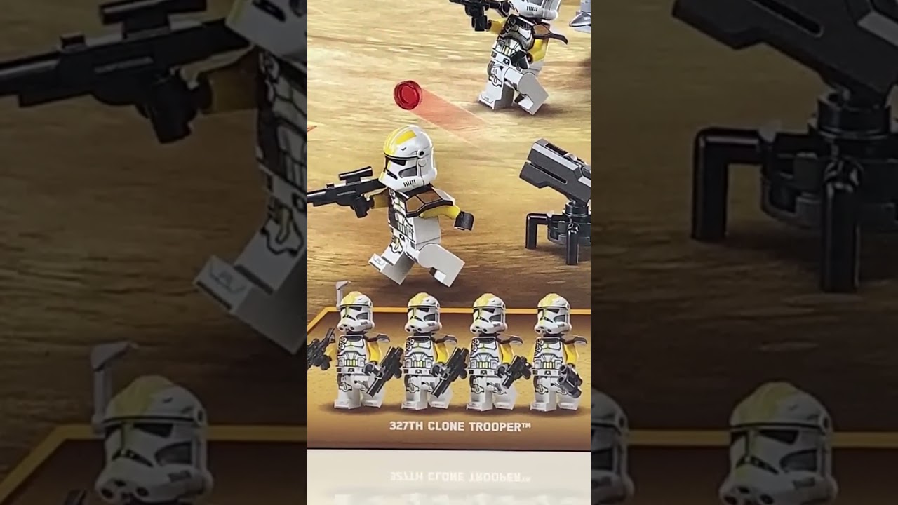 PAPIER vs. FOLIA 327th Star Corps 75431 #lego #starwars #legostarwars