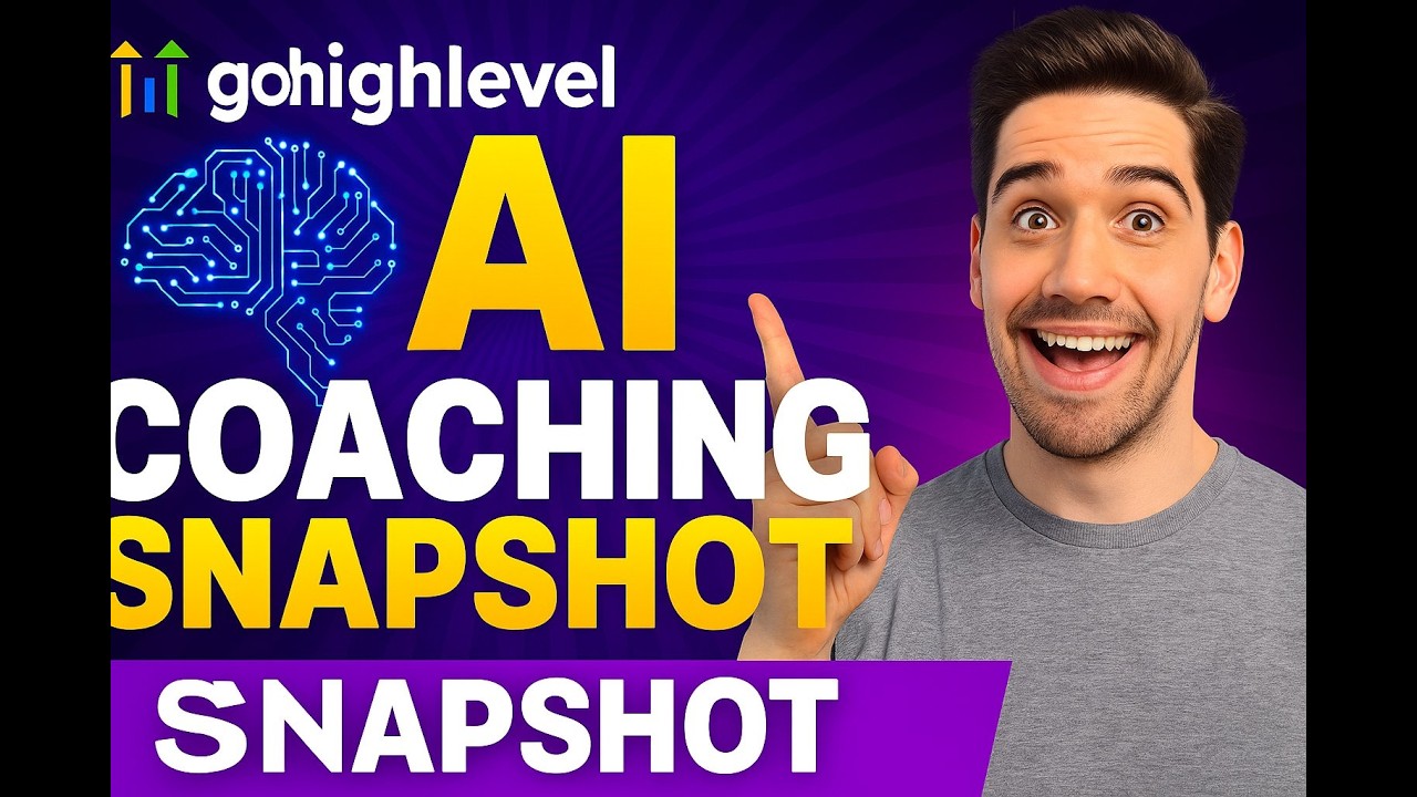 The Ultimate GoHighLevel AI COACHING SNAPSHOT- Funnels,Websites, Workflows,AI Agents- For coaches