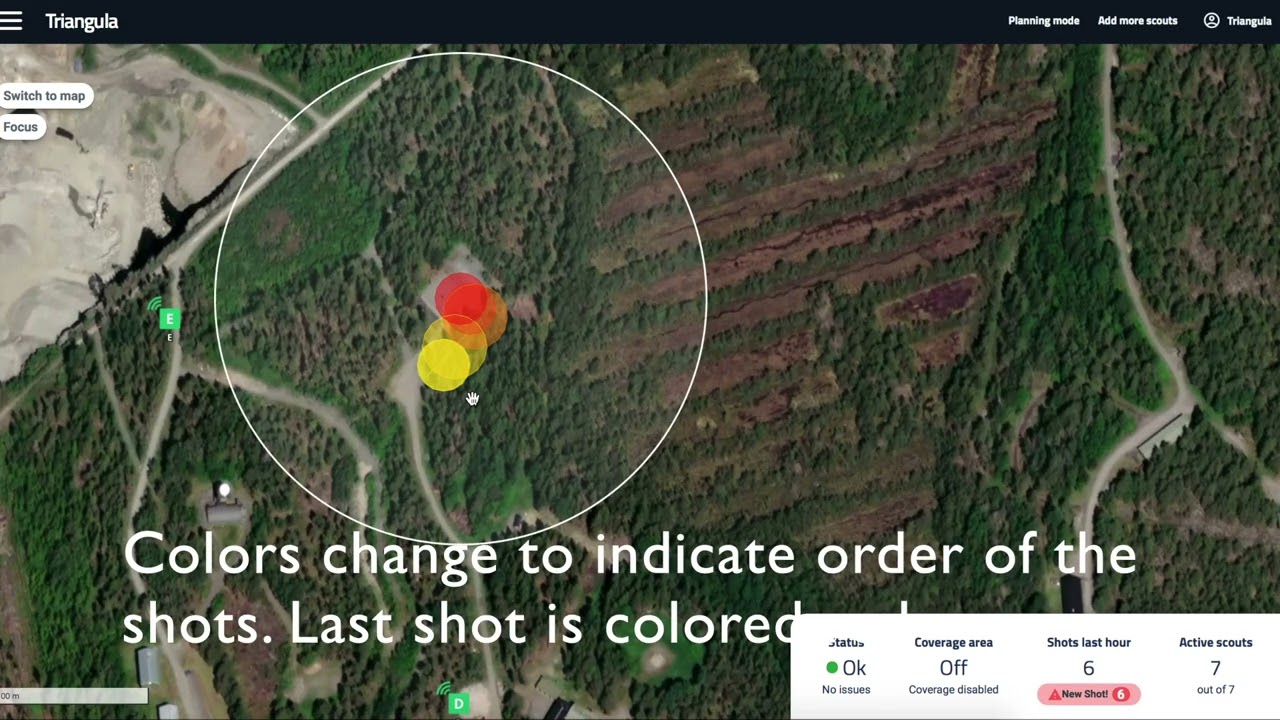 Triangula Gunshot Detection Rygge Demo 2021