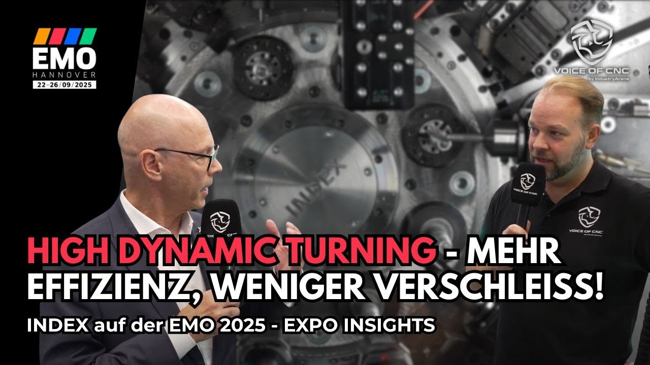 INDEX auf der EMO 2025 -  High Dynamic Turning:  Mehr Effizienz, weniger Verschleiß | VOICE OF CNC