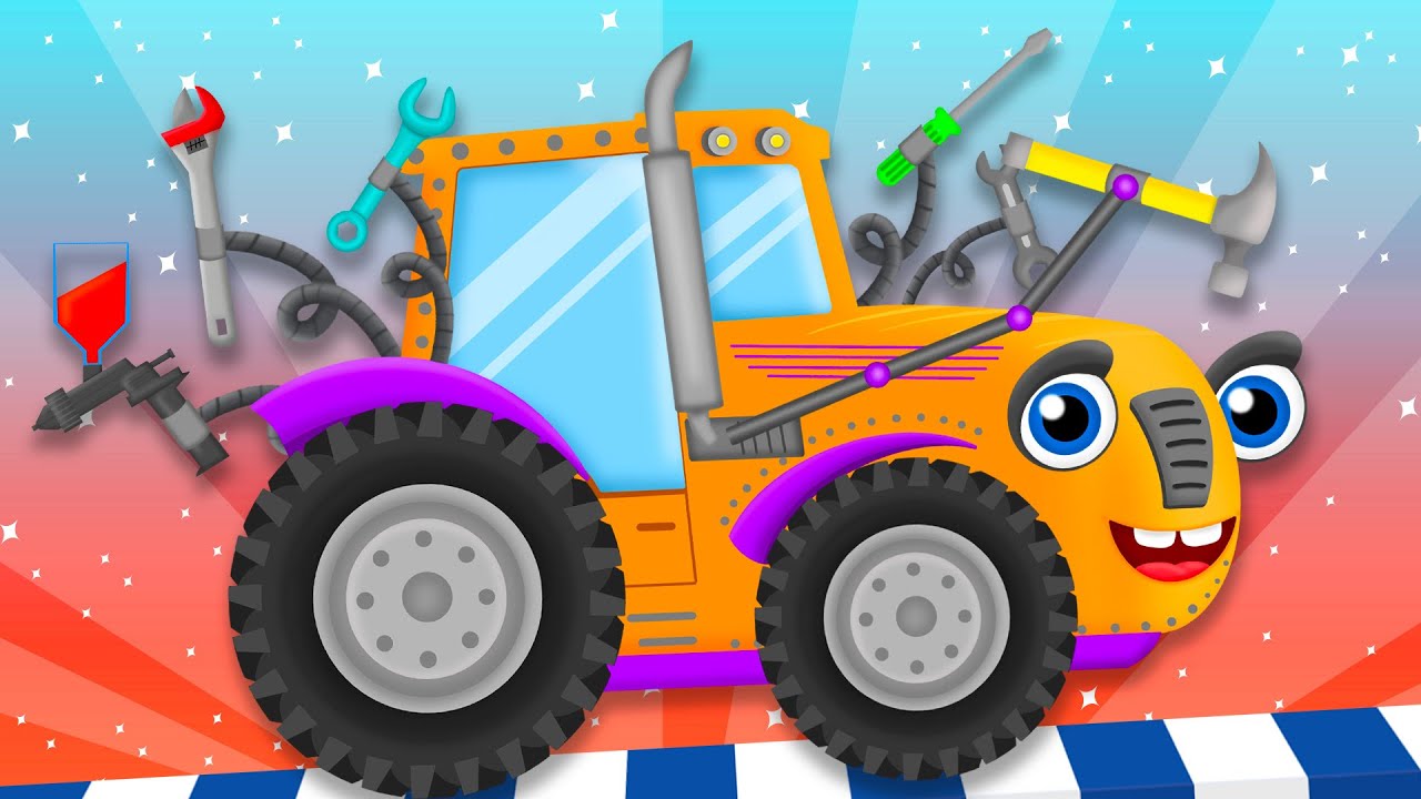 DZIECIĘCE HITY – Traktor i autoserwis – Piosenki dla Dzieci – Z Miłości do Dzieci