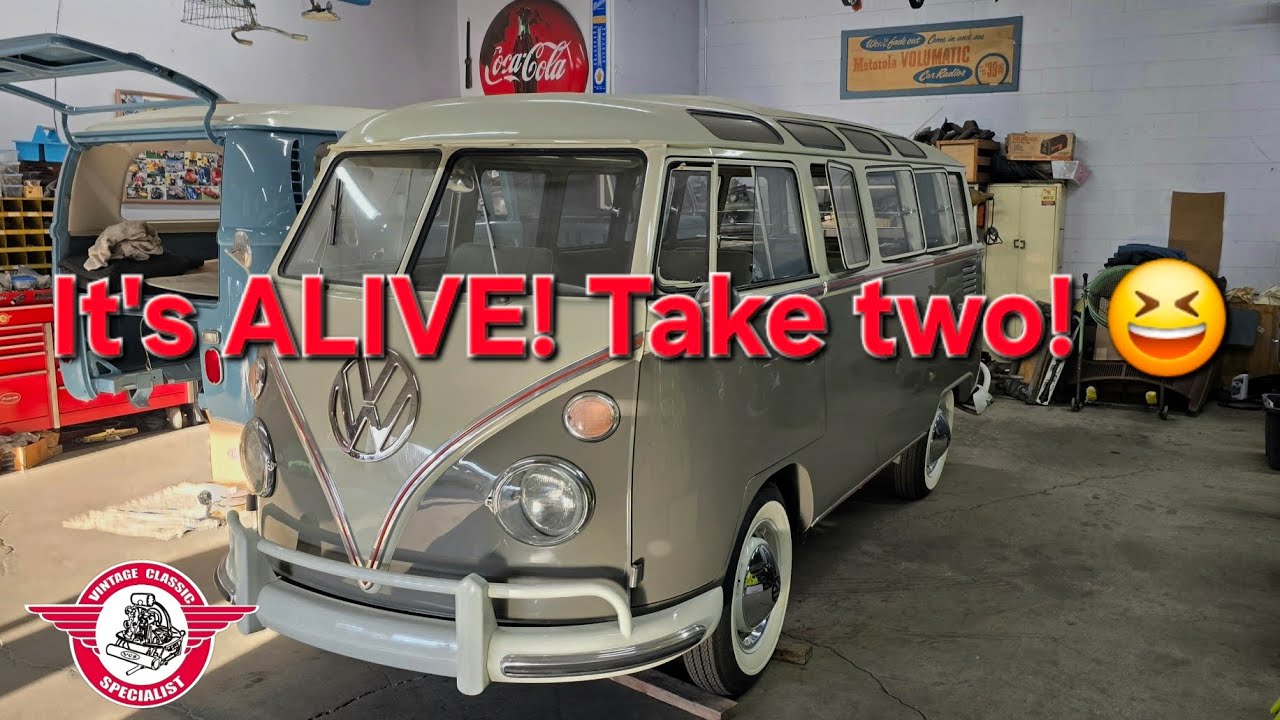 Ежедневное обновление от мастерской VCS Vintage VW Restoration, эпизод 368: автобус Deluxe 1963 г...