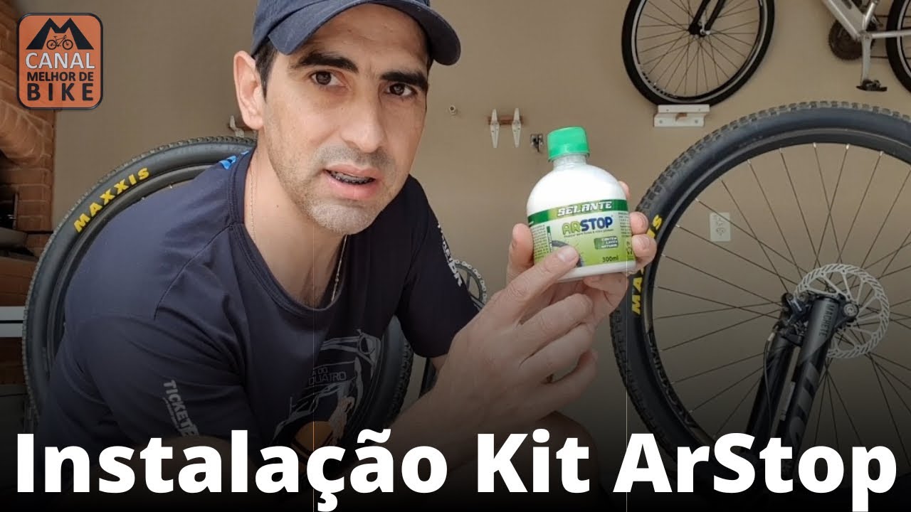 Sistema Tubeless da Arstop - Fita, selante e bico | CMB (Canal Melhor de Bike)