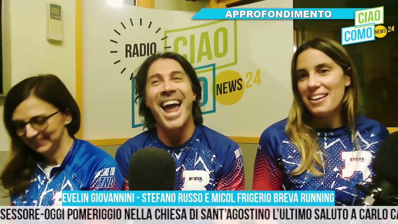 A CiaoComo la presentazione del primo anno della Breva Running con il presidente Stefano Russo