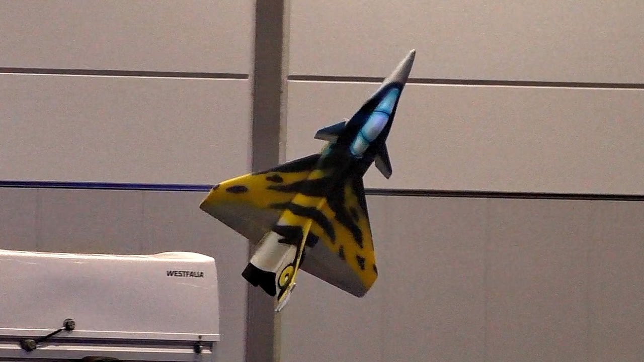 RC RAFALE LIGHTWEIGHT SCALE MODEL JET INDOOR FLIGHT / Modll-Hobby-Spiel Leipzig 2016