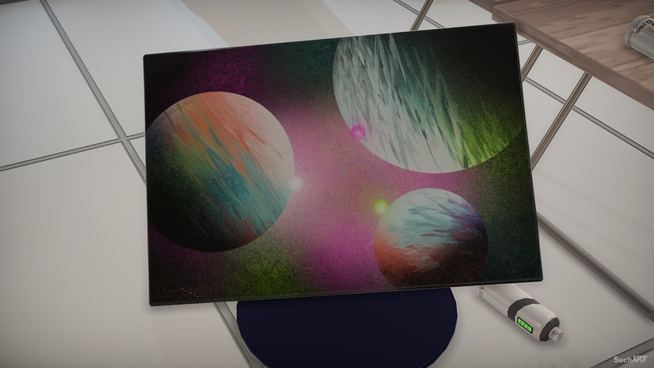 SuchArt : 3 planet ASMR spray