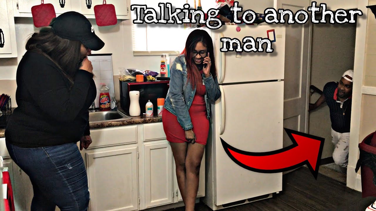 CAUGHT TALKING TO ANOTHER MAN PRANK ON HUSBAND!!!!