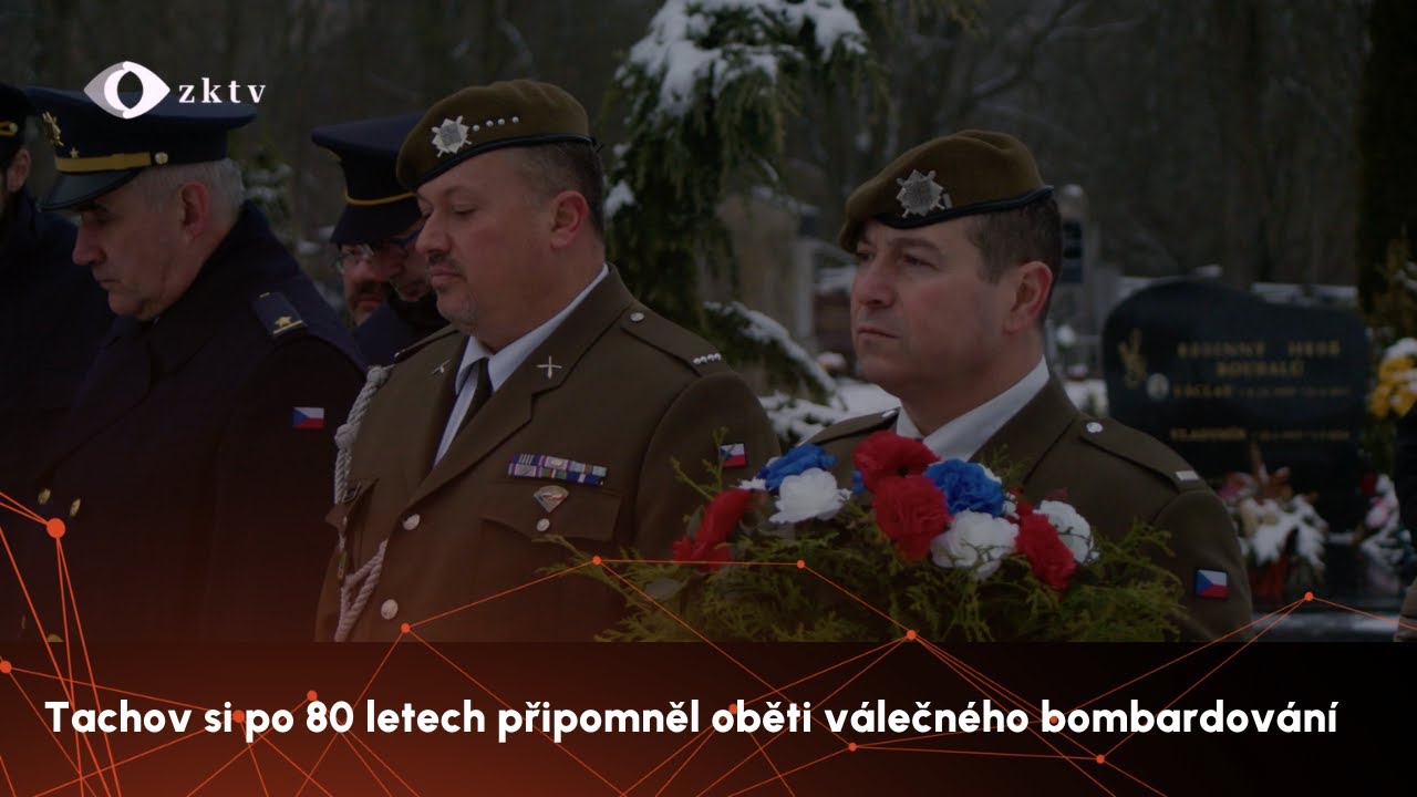 Tachov si po 80 letech připomněl oběti válečného bombardování