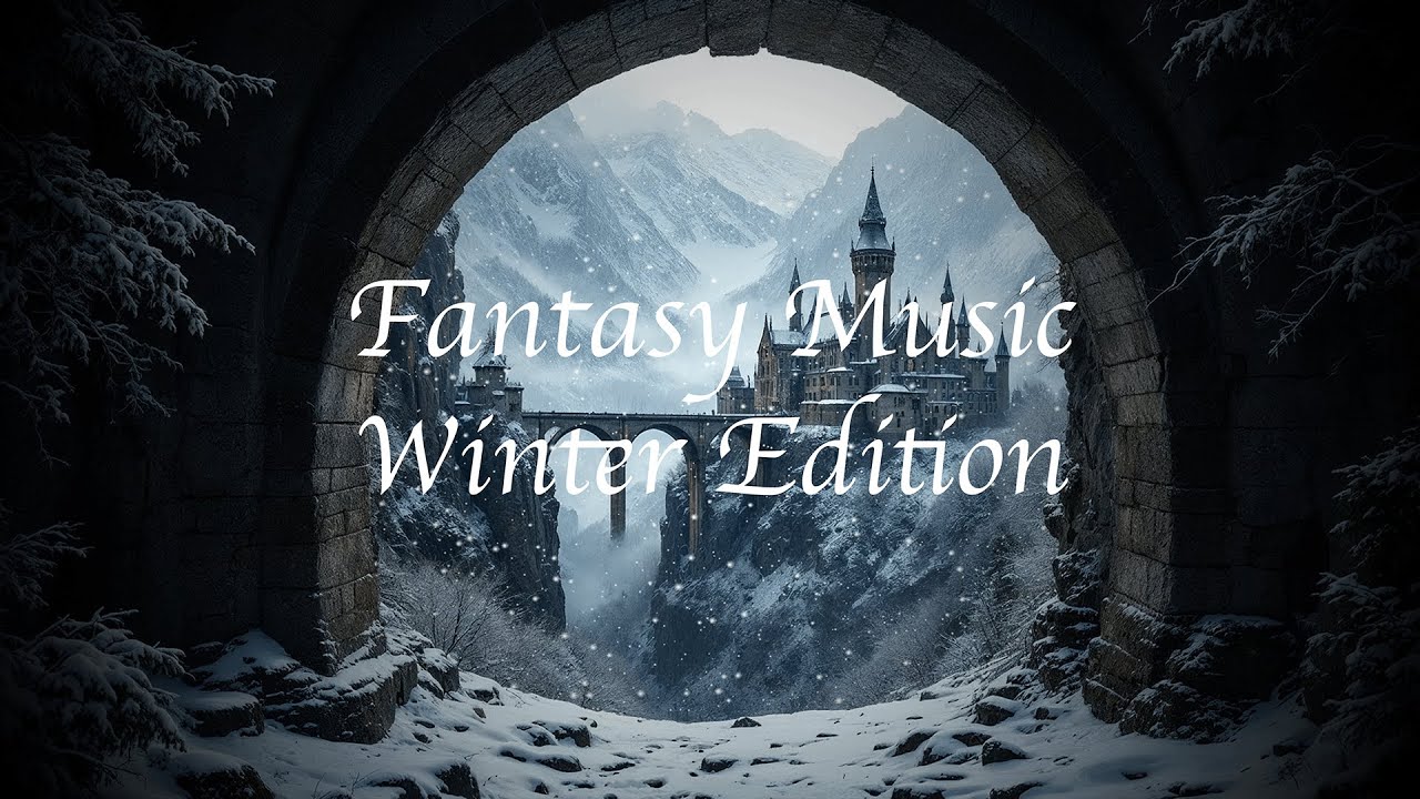 ❄️ Winter Fantasy Music for Studying & Relaxation | Calm Snowy Background Ambience