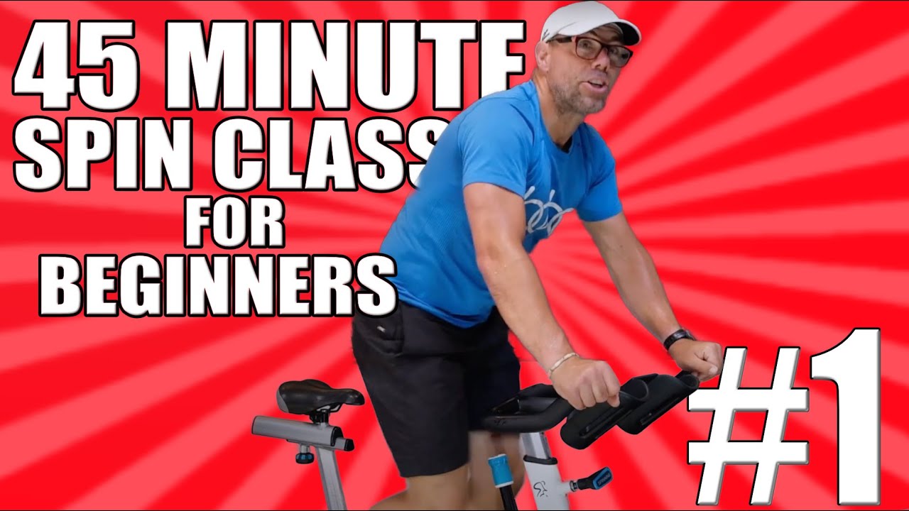 Day 1 / 45 Minute HIIT Spin Class for Beginners // Healthy transformation Spin