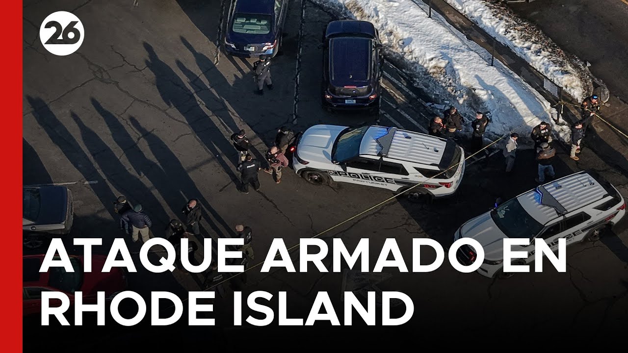 🚨 EN VIVO - IMÁGENES AÉREAS | Tiroteo en Rhode Island: un muerto y varios heridos