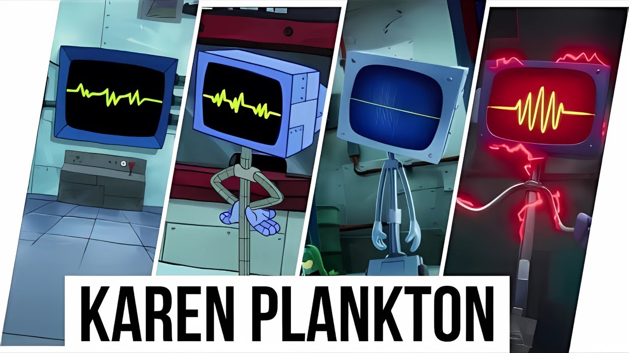 Karen Plankton Evolution Movies & TV Shows / Plankton's wife (1999-2025)   | CİNEVOLUTİON LAB |