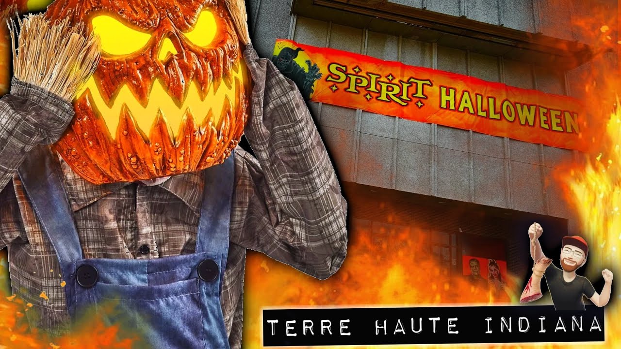 SPIRIT HALLOWEEN 2023 INSIDE ABANDONED MACYS TERRE HAUTE INDIANA AT THE DEAD HONEY CREEK MALL