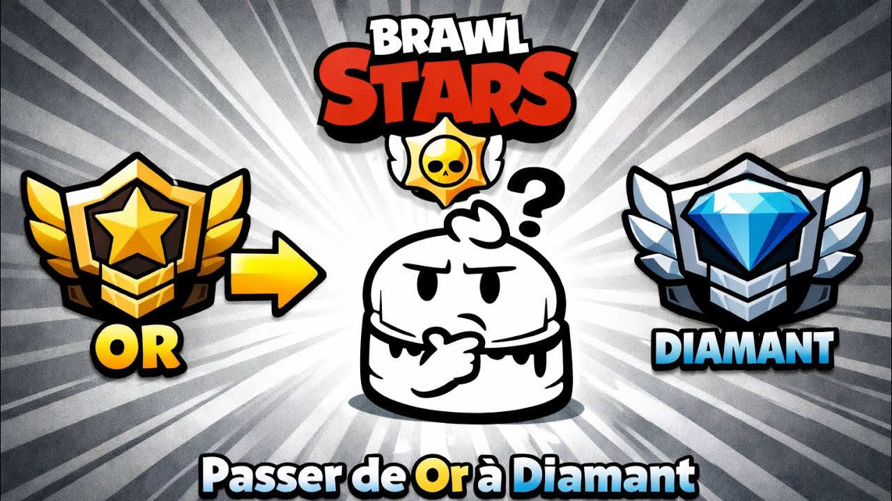 Passer de or à diamant avant la fin de la saison#brawl stars 