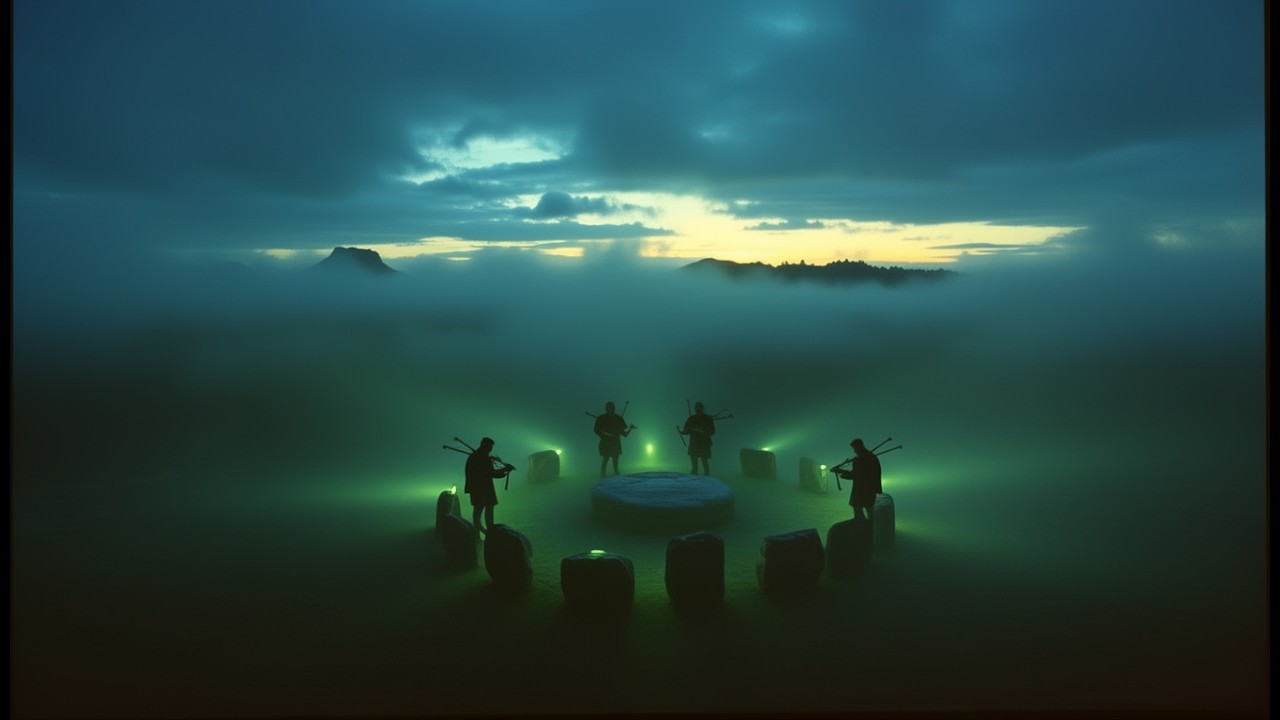 Storm at the Stone Circle   Krzysztof Jabłoński
