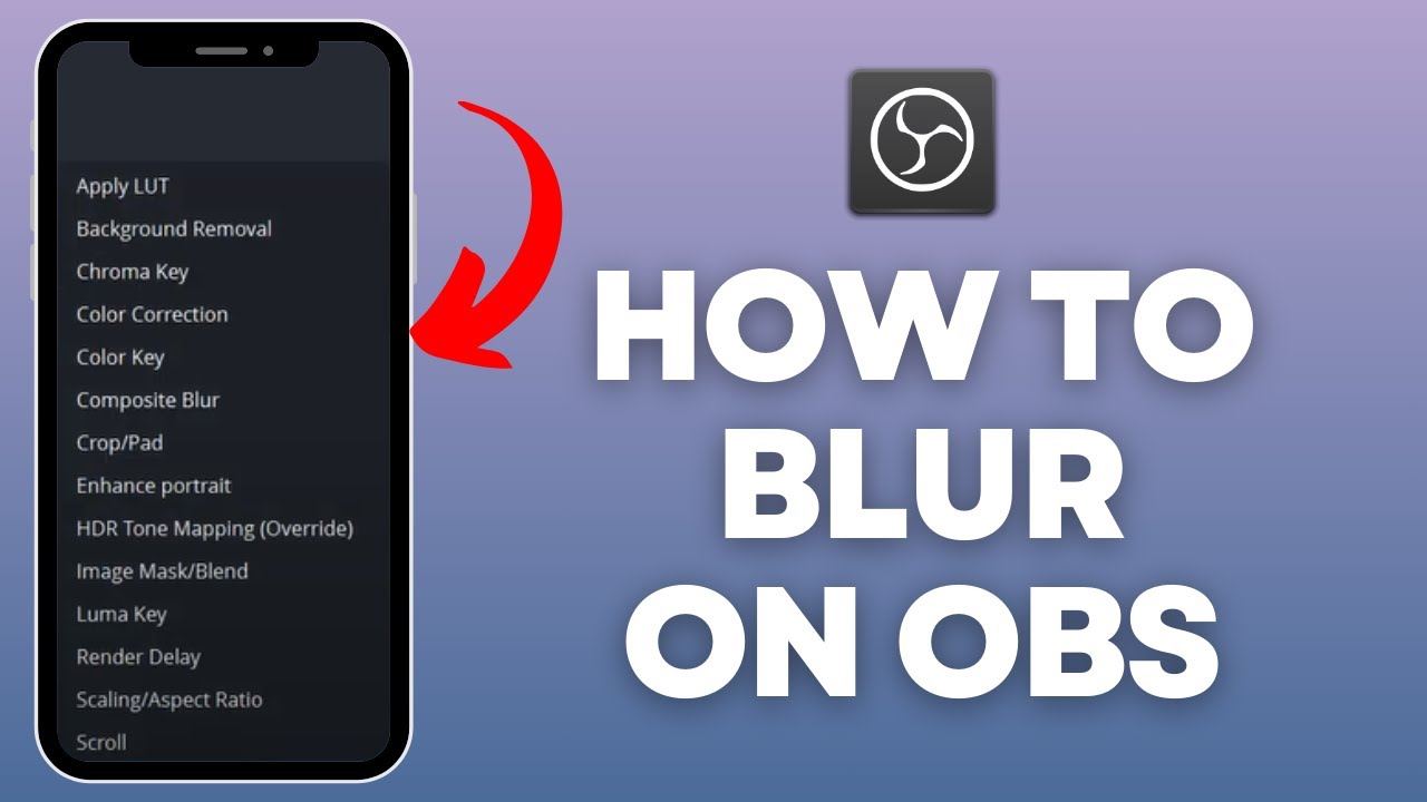 How to Blur in OBS Studio (2024)